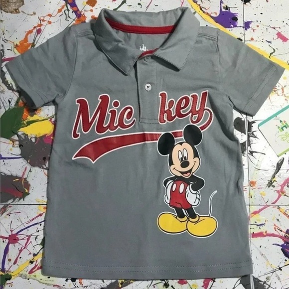 Mickey Mouse Polo Shirt (NWT) 24M - Picture 1 of 5
